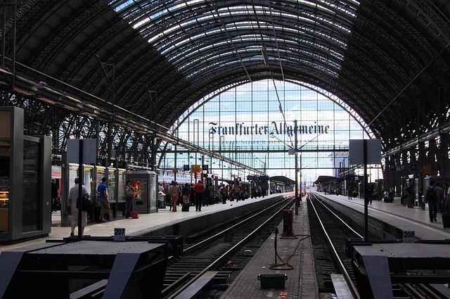 Frankfurt Train Station in Germany