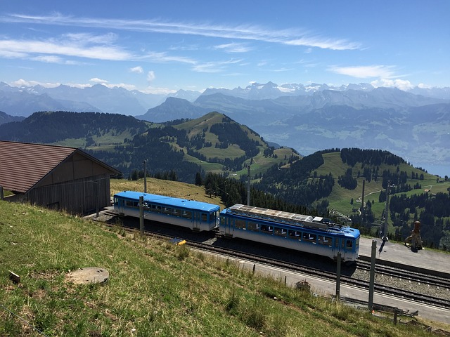 Swiss Alps Railway Depot
