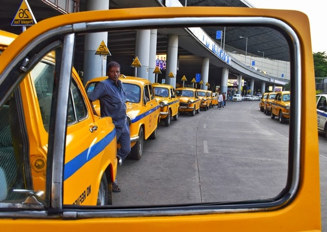 Taxis at the Airport