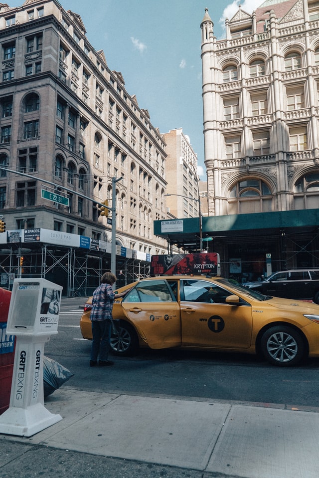 Hailing a Taxi in the Street - Hailing a Cab
