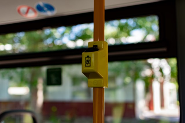 Charging Port on a Bus