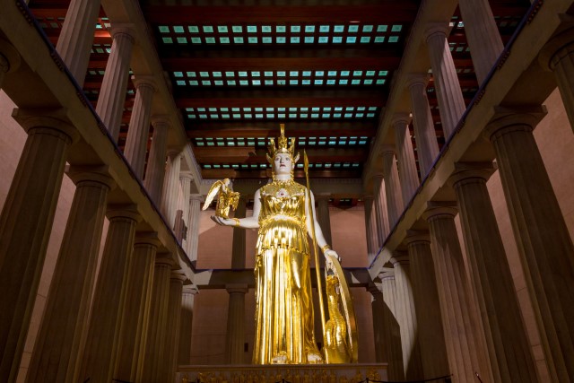 Nashville Parthenon Replica Athena Statue